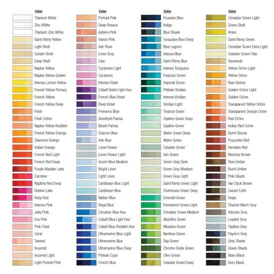 Charvin Professional Artist Quality Oil Paints, Neutral Themed Hues,150 ml {6}