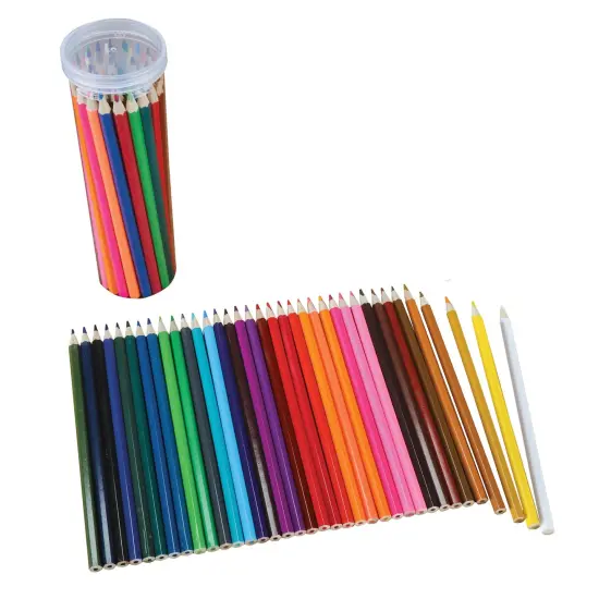 Collections Etc 36 Colored Pencils Deluxe Set with Storage Case {2}