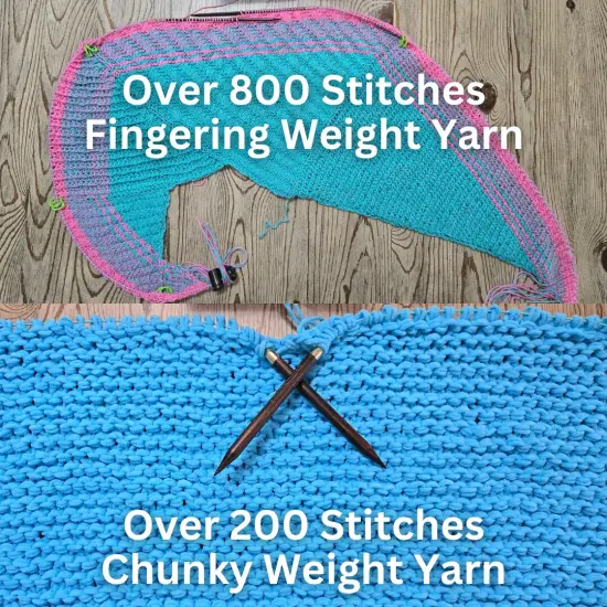 My Two Ladies | Blue Silk | Ultimate Adjustable Knitting Needle Set | 14 Sizes | w/custom case {5}