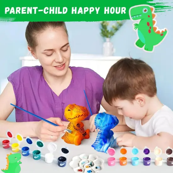 Paint Your Own Dinosaur Lamp Kit {3}
