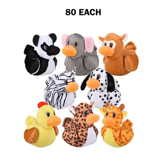 Plush Duck Animals 8 Inch Assorted Designs {1}