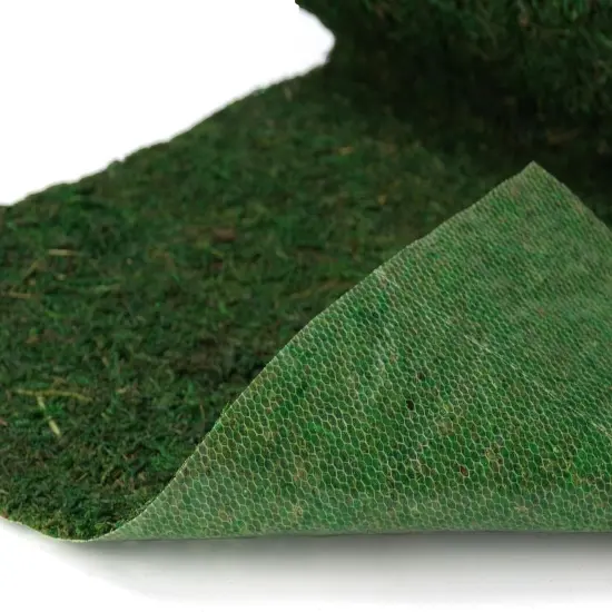 Dried Moss Table Runner for Party Garden Decoration , Dark Green (30cm X 92cm ( 12" x 36" )) {3}