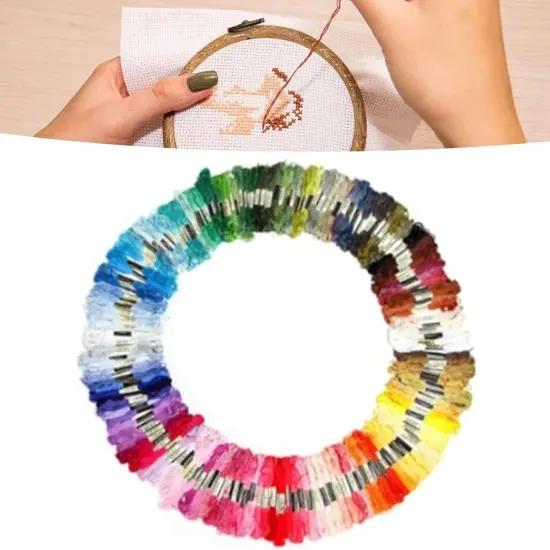 100PCS Embroidery Floss Cross Stitch Kits {2}