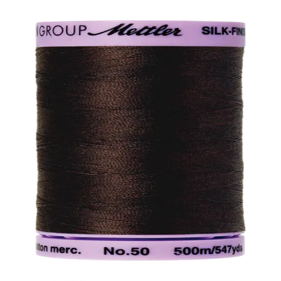 Black Peppercorn (9104-1382) | Silk-Finish Cotton 50wt (500M / 547Y) | Mettler Thread {1}