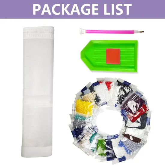 DIY Diamond Art Painting Kits for Adults Wolf, 5D Animal Diamonds Painting Full Round Drill(12x16in) {3}