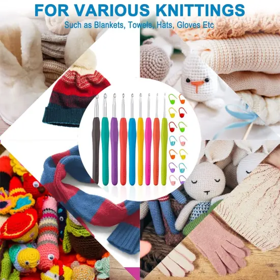 Vodiye 23 PCS Crochet Hooks {2}