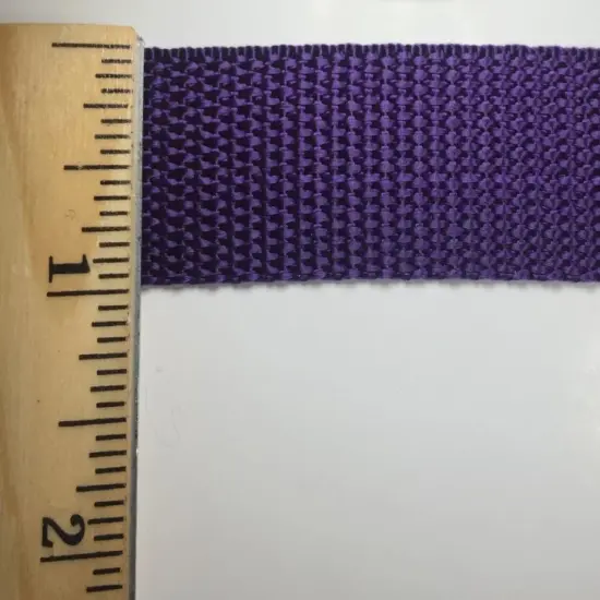 1" Polypropylene Webbing - 20 Continuous Yards Purple {2}