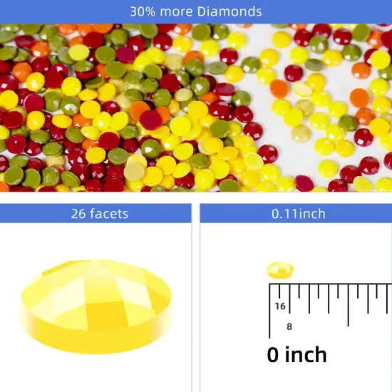 Diamond Painting Kits for Adults, 12x16 Inch DIY Paint by Numbers for Adults Beginner, DIY Full Drill Diamond Dots Paintings Picture Arts Craft for Home Wall Art Decor (Yellow Butterfly) {5}