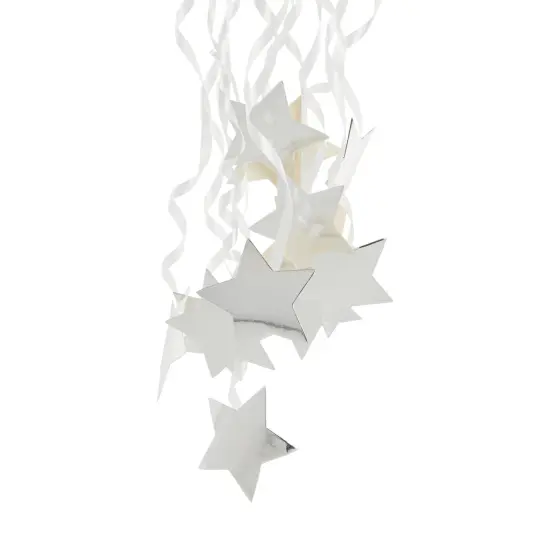 Gold Foil Moon Pinata with Pull Strings for Birthday Party, Twinkle Twinkle Little Star Gender Reveal Party Decorations (16.5 x 11 x 3 In) Yellow {4}