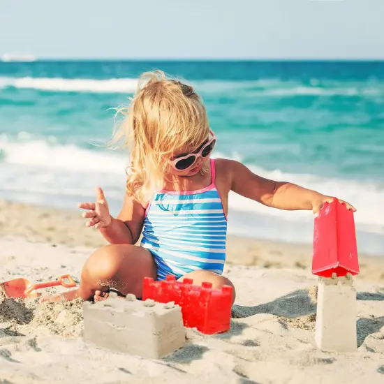 Summer Snow Fort Building Block - Beach Sand Toys for Kids, Sand Castle Mold Kit, Winter Summer Outdoor Fun Toys for Boys Girls Toddler Adults Birthday Gifts {3}