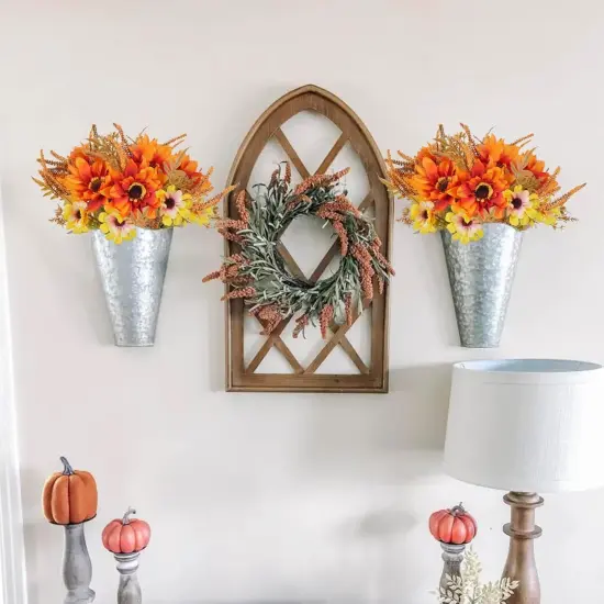 6 Bundles Artificial Fall Flowers {4}