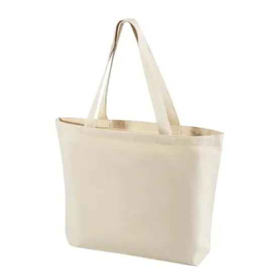 Wholesale Canvas Tote Bags, 15"W x 16"H x 3"G, Cotton Reusable Grocery Shopping Bags, Blank, DIY Painting Printing Embroidery (3, Natural Tote Bags) {5}