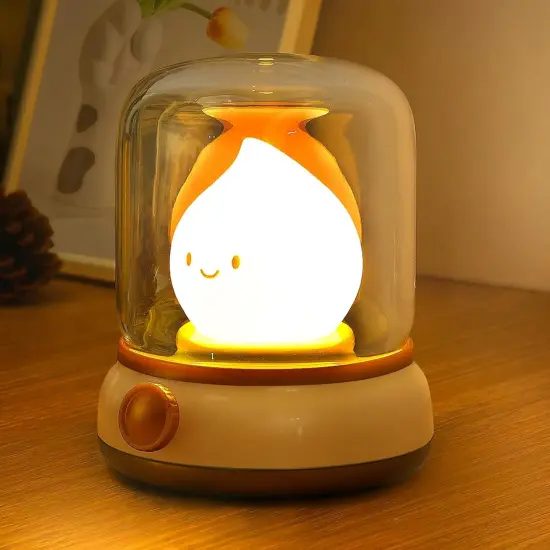 Ghost Campfire Night Light, Small Cute Desk Lamp {1}