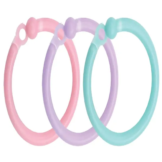 We R Cinch Plastic Loop Binding 24/Pkg-Pink, Lilac & Blue {5}