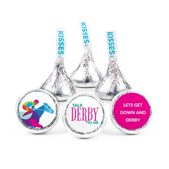 324ct Kentucky Horse Derby Race Stickers for Chocolate Kisses {1}
