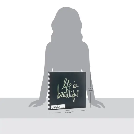 Heidi Swapp Storyline2 Post Bound Album 12"X12"-Gold Life {5}