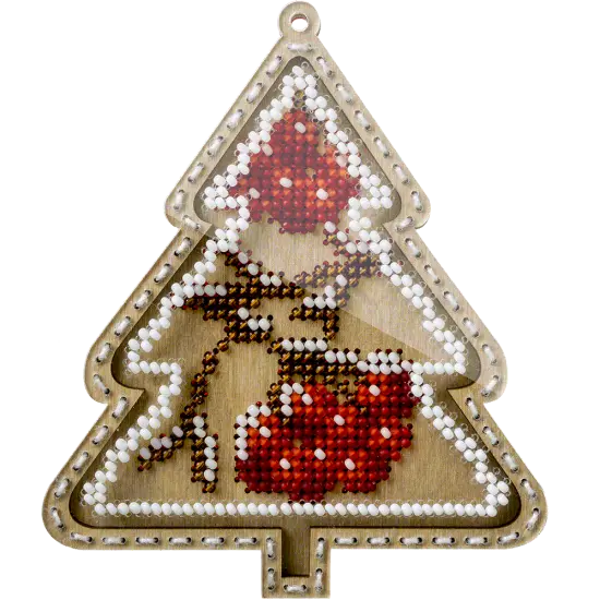 Bead embroidery kit on wood FLK-374 {2}