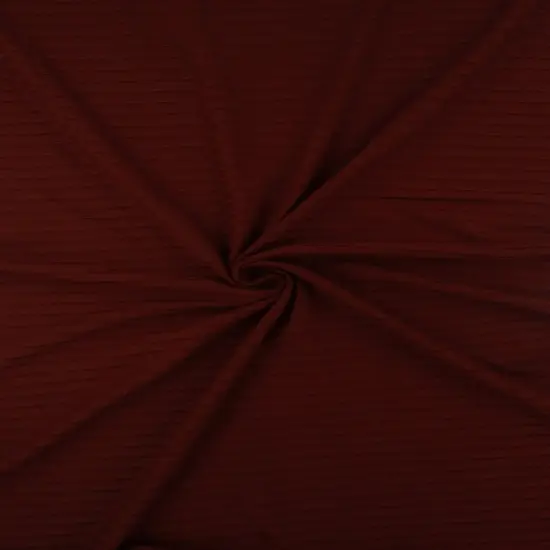 1 Yard 8x3 Solid Rib Knit Fabric Soft Yummy Texture, Polyester Spandex, 58/60" Wide PURPLE HAZE {2}