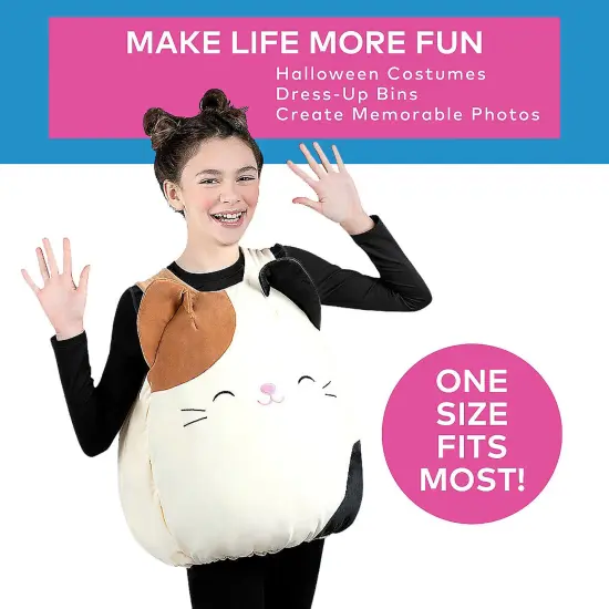 Squishmallows Cam Cat Costume with Plush Character Vest and Cat Ear Headband {2}