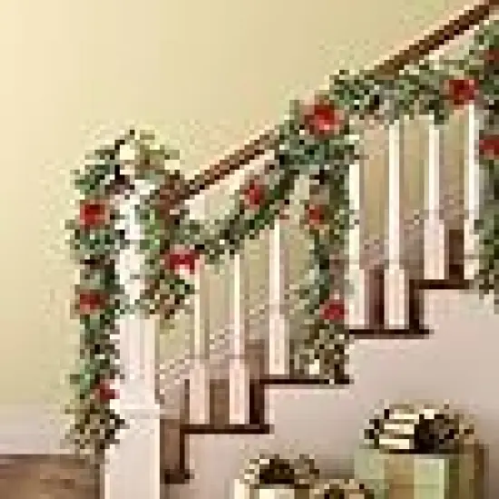 Red Berries Garland Decor for Home {5}