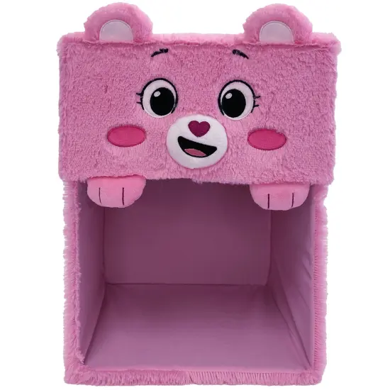 Care Bears: Storables 10" Box - Cheer Bear - Pink Character Themed Bin, Fabric Storage Container, Opening Top Lid, Holds Toys, Books & More, Licensed {5}