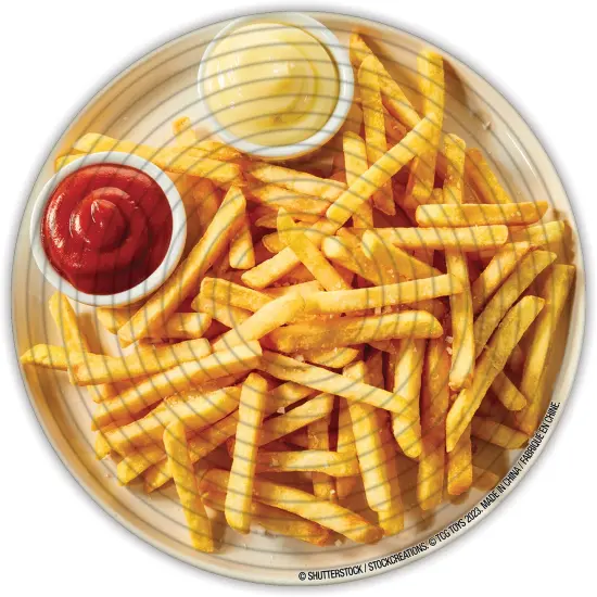 Spin Flip Puzzle: Burger & Fries- 14 Rings - 2-In-1: Double-Sided Puzzle, Spin-Flip-Solve, 360 Degress Of Puzzling, Fidget Toy, Adults & Kids 8+ {6}