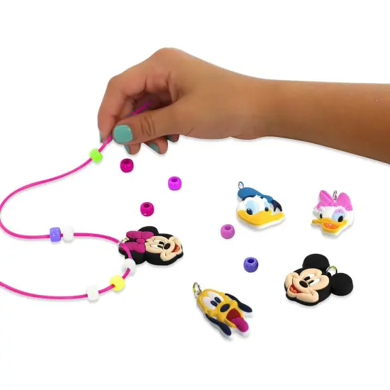 Tara Toy: Necklace Activity Set - Minnie Mouse - 160pcs, DIY Jewelry Kit, Create 5 Disney Junior Character Charm & Bead Necklaces, Mix & Match, Kid 3+ {4}