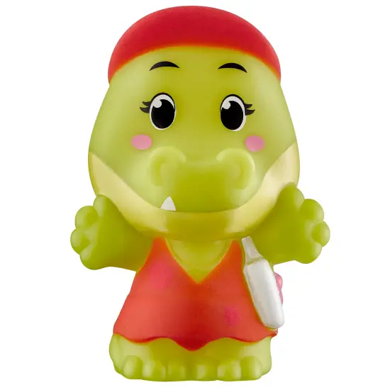 Timber Tots: Crocodile Family - 4 Character Set, Toy Figurines Change Color In Water, 1.75-2" Animal Miniatures w/ Unique Details, Kids-Toddlers 18Mo+ {5}