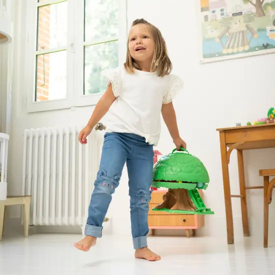 Timber Tots: The Magic Tree House - 16pc Nature Playset, 2 Animal Figurines, Toy Car & Furniture Accessories, Pop-Up Room Reveal, Kids-Toddlers 18Mo+ {7}