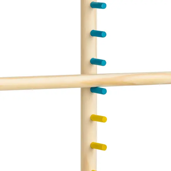 Grasshopper Games: Limbo - Classic Game, Wood Set, Test Flexibility & Balance, In-Outdoor Play, Travel Bag, Party & Backyard Activity, Family Age 3+ {5}