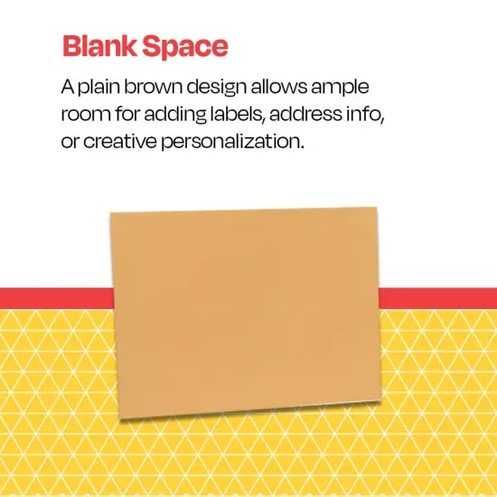 School Smart No Clasp Envelopes with Gummed Flap, 10 x 13 Inches, Kraft Brown, Pack of 250 {6}