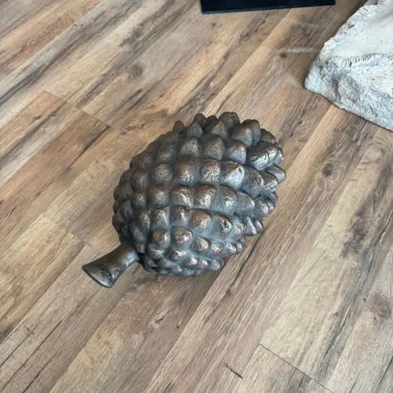 Large Pine Cone Decor Statue {5}
