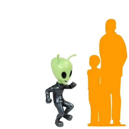 Dancing Alien Life Size Statue {2}