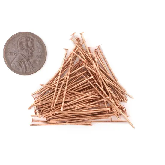 The Bead Chest Copper 21 Gauge 1 Inch Head Pins (Approx 100 pieces) {2}