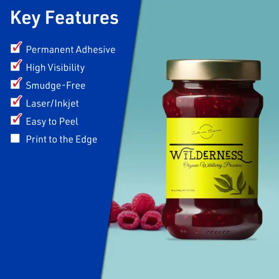 Avery Neon Yellow Paper Labels, 3-1/3" x 4" Rectangle {2}