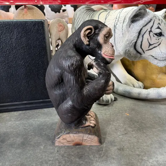 Monkey Chimp Light Table Top Statue {5}