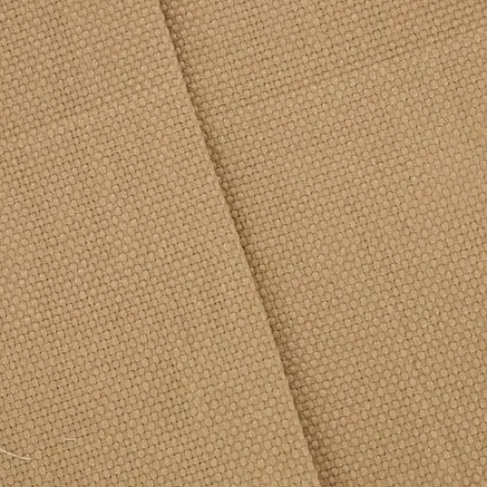 Natural Brown Basketweave Home Decorating Fabric By the Yard {1}