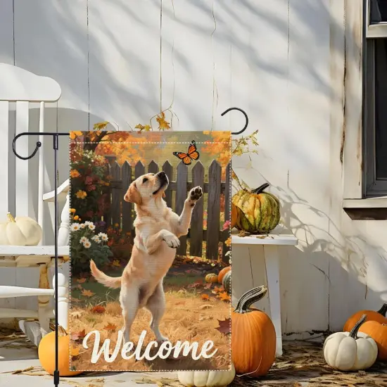 12x18 Inch - Welcome Fall Garden Yard Flag Outside for Decor(RMQ-699) {4}