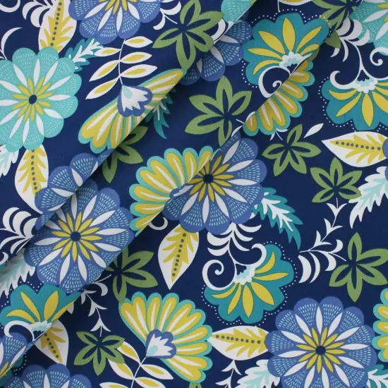 Richloom Solarium CADELLE Outdoor/Indoor Fabric Ebony {6}