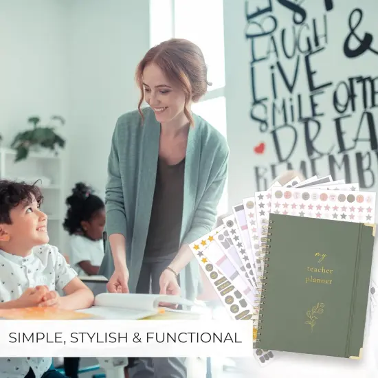 Aesthetic Teacher Planner For The 2025-2026 - Sage Green {4}