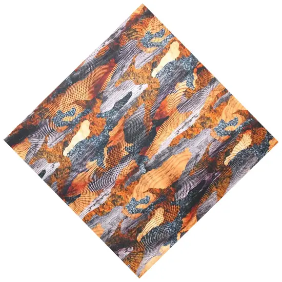 Camo Brown Printed Spandex {5}