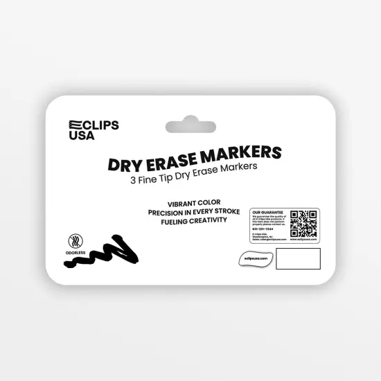 Dry Erase Markers Fine Tip &ndash; 3 Pack &ndash; Assorted &ndash; 36 Ct {2}