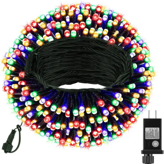 66ft 200 LED Christmas Tree String Lights - Multicolor {1}