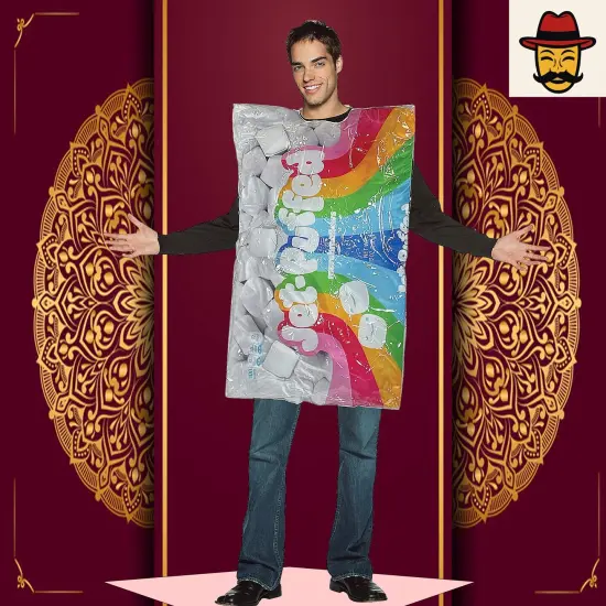 Fun Kraft Jet Puffed Marshmallows Adult Costume Tunic for Halloween Parties {2}