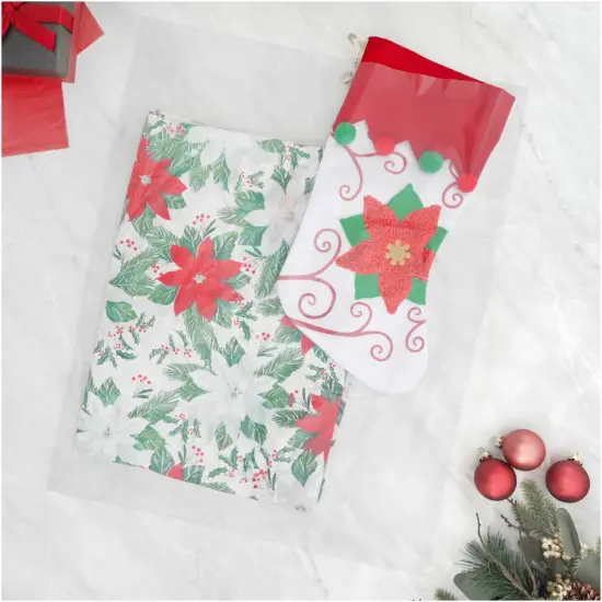 Plymor 20" x 24", 1.5 Mil Flat Open Clear Plastic Poly Bags {3}