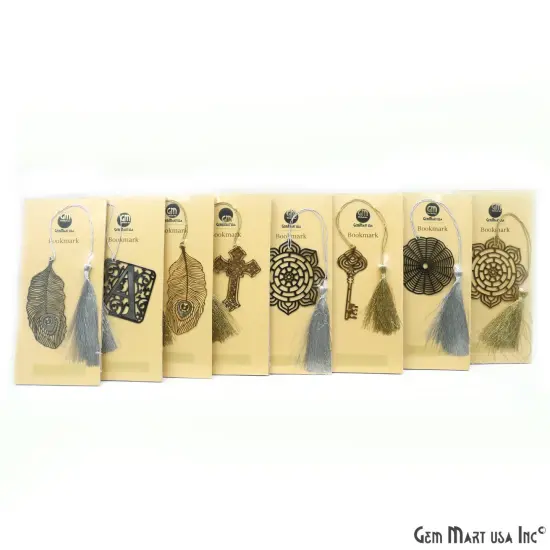 Metal Dream Catcher Bookmark With Tassel. Gold Bookmark, Reader Gift, Handmade Bookmark, Page Marker, Aesthetic Gift. 72mm {5}