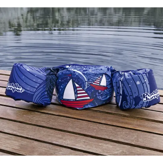 Puddle Jumper Child Deluxe Life Vest - Sailboats (For Childred 33-55 lbs) {3}