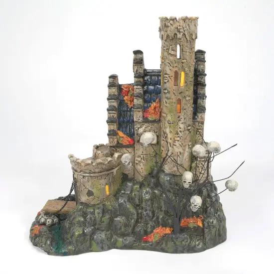 Department 56 Department 56 Snow Village Castle Calvaria Lighted Halloween Building #6011444 Brown {5}