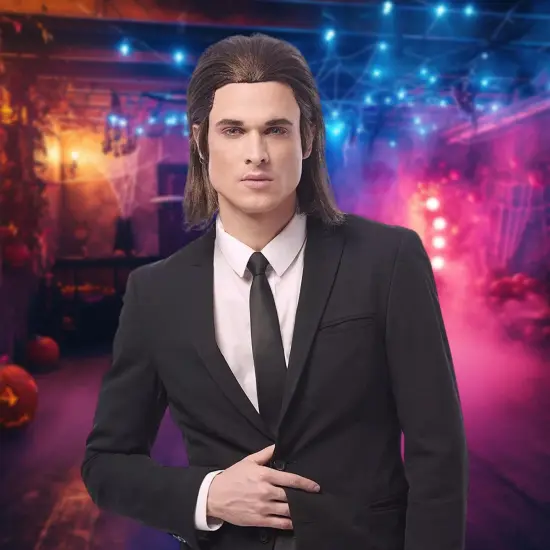 Vinny Adult Costume Wig | Brown {4}