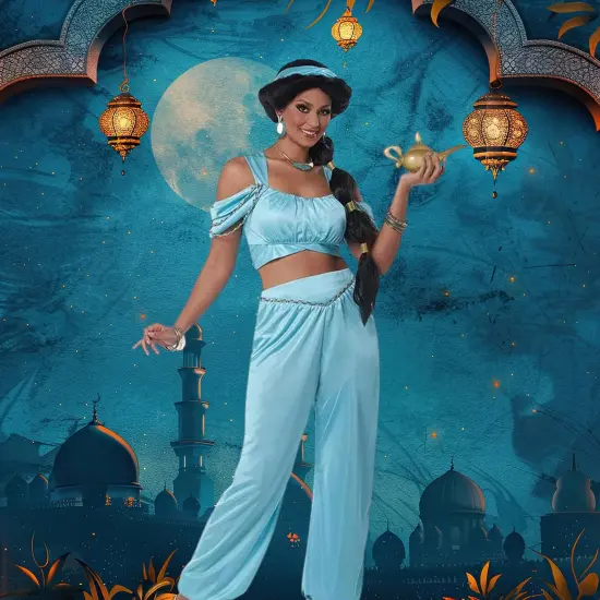 Classic Arabian Princess Adult Costume {3}